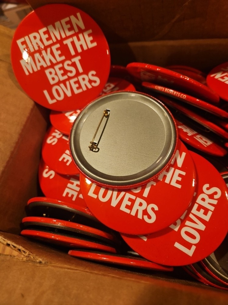 Fire Men Buttons