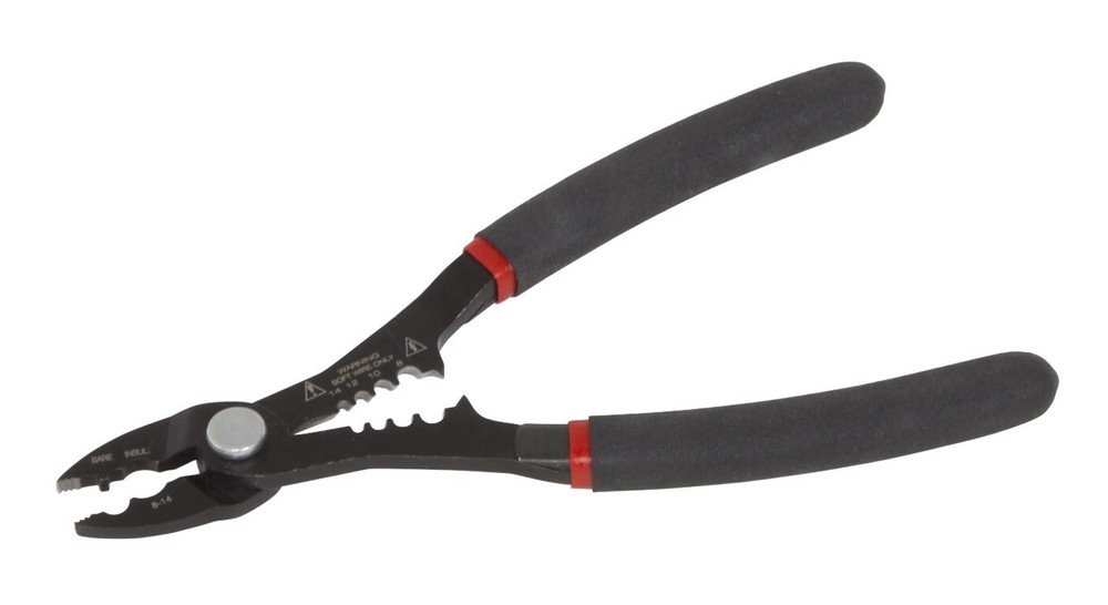 Lisle 68280 Professional Wire Stripper Crimper - Compact Multi-Function Pliers