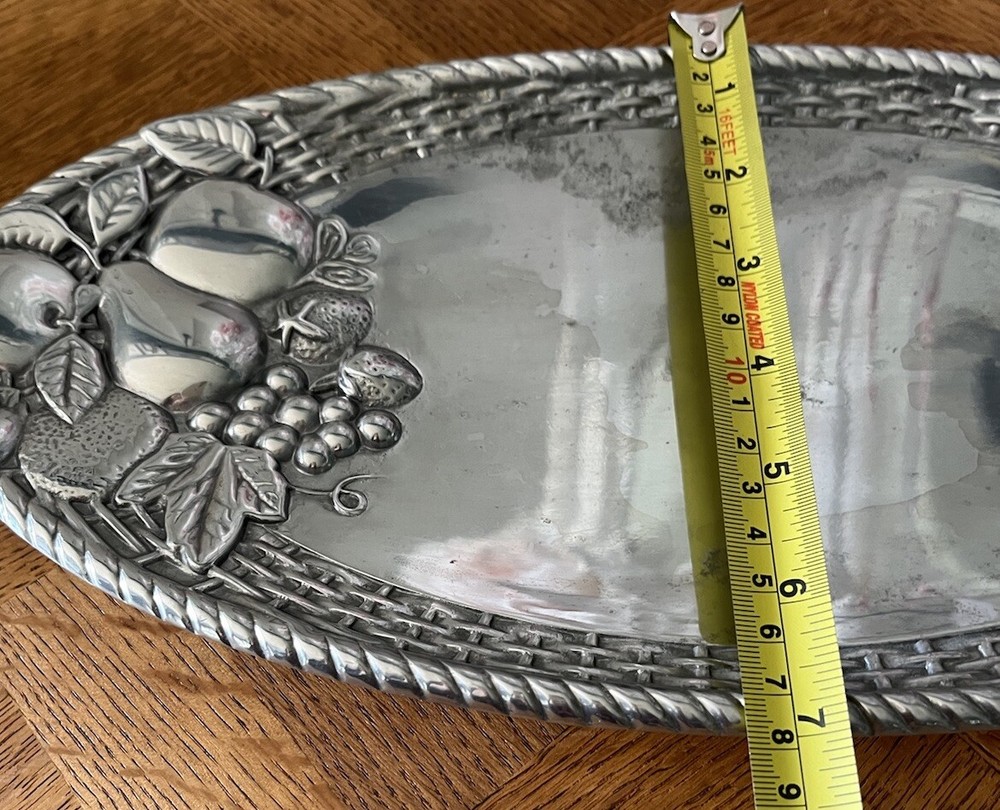 Gorham 1831 Country Terrace Bread Tray Metal Serveware Dinnerware 
