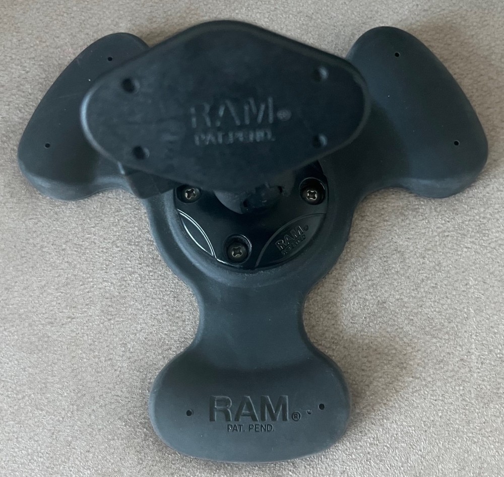 RAM Mount with Post & Bendable Rubber - For Car/Truck Dash Base
