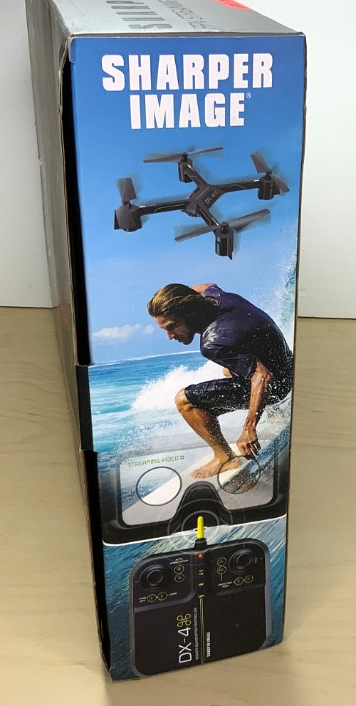 Sharper Image DX-4 FPV Streaming Drone HD Camera VR Headset 450ft Range