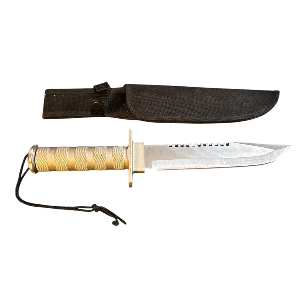 Survival Knife with Sheath, Compass and More