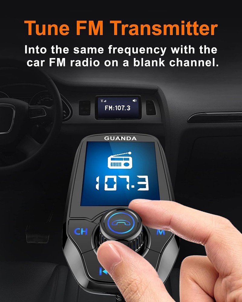 4-in-1 Bluetooth Car Transmitter with Hands-Free Call
