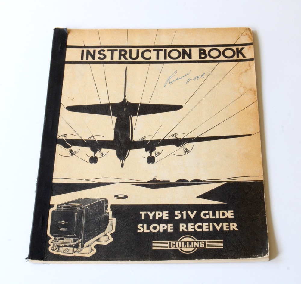 Collins Type 51V Glide Slope Receiver Instruction Book