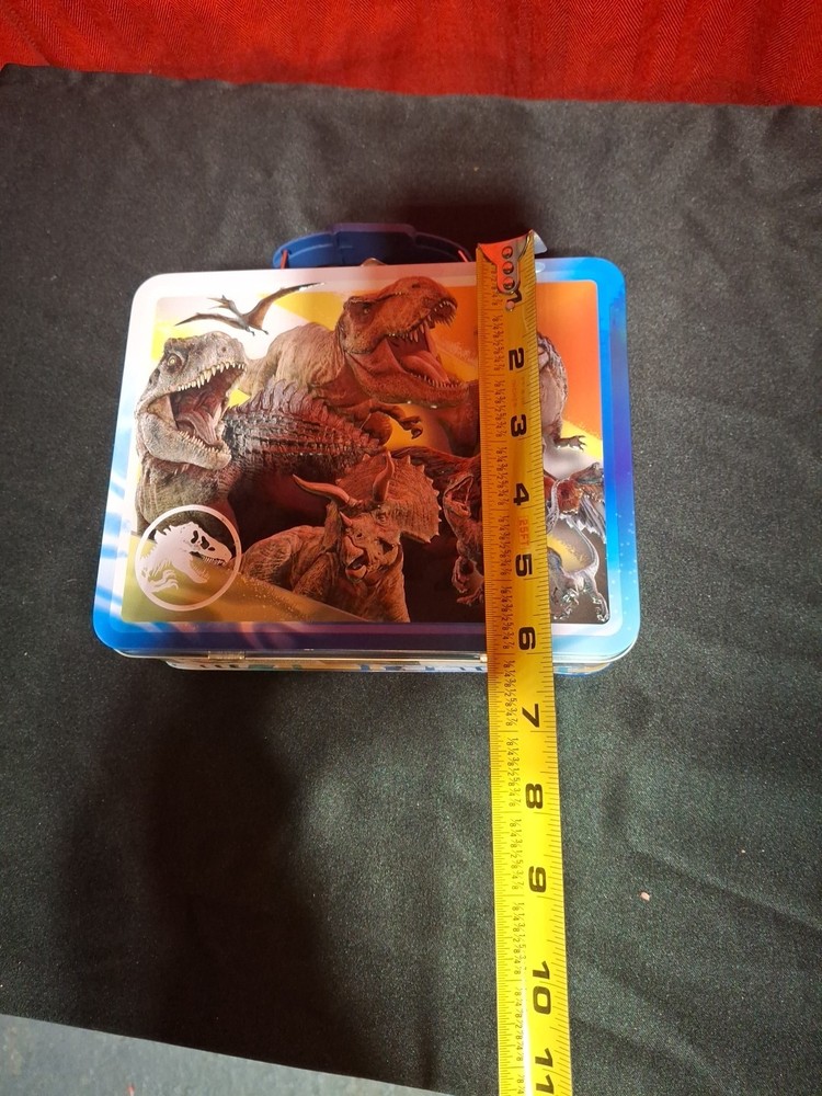 Metal Jurassic Park Lunch Box