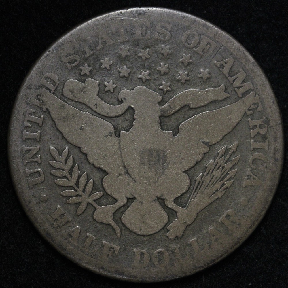 1892 Barber Silver Half Dollar GOOD E224 SNM