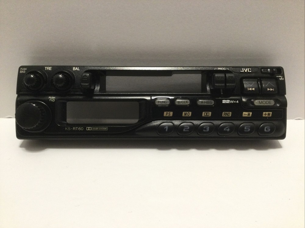 JVC KS-RT60 Faceplate Only Plus Case Included