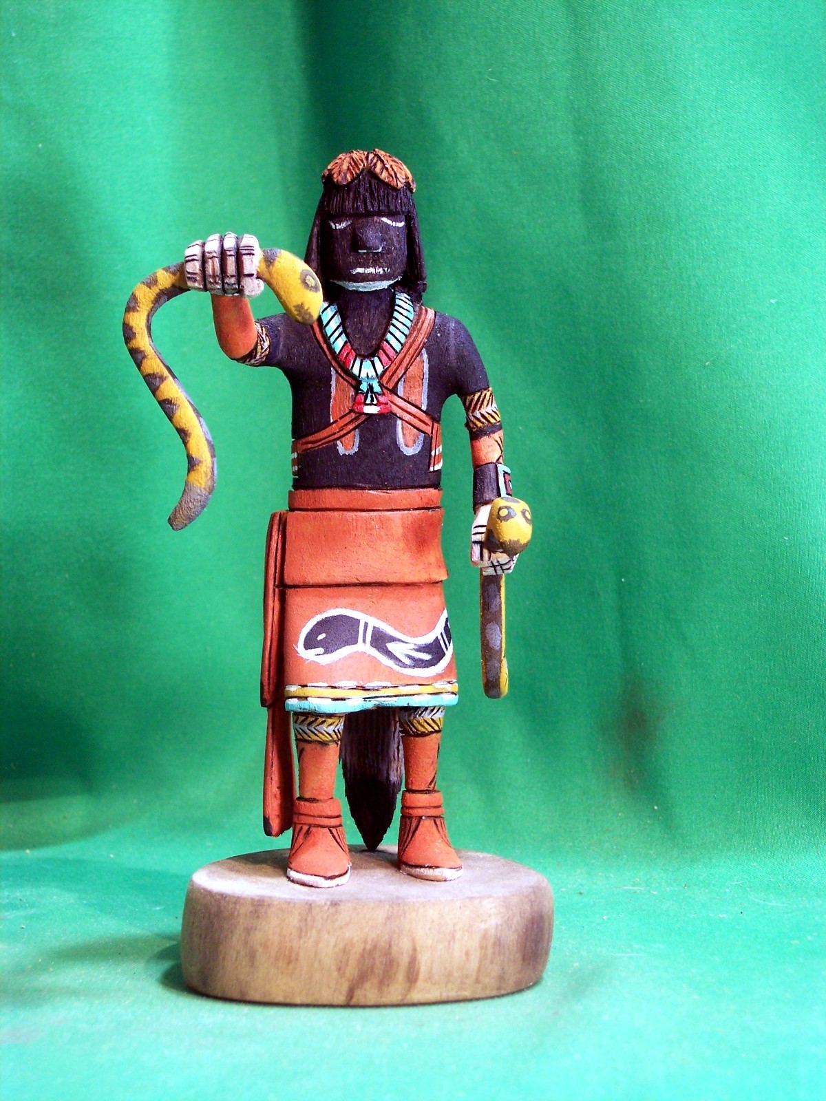 Hopi Kachina Doll - Ongchomo, The Snake Dancer - Incredible!