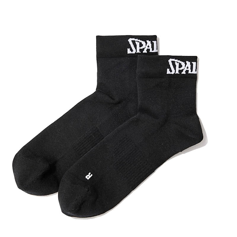 SPALDING Basketball Compression Ankle Socks Black 27-29cm