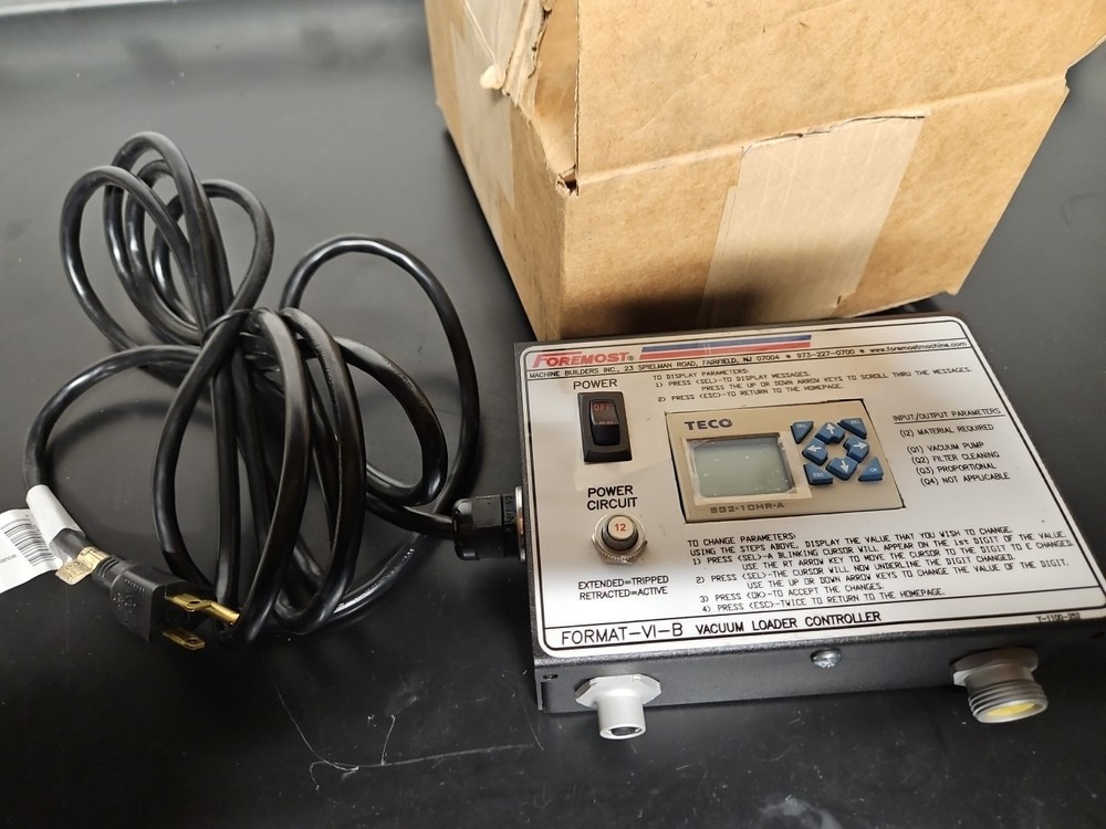 Foremost VI Vacumn Loader Controller Fast Free Shipping