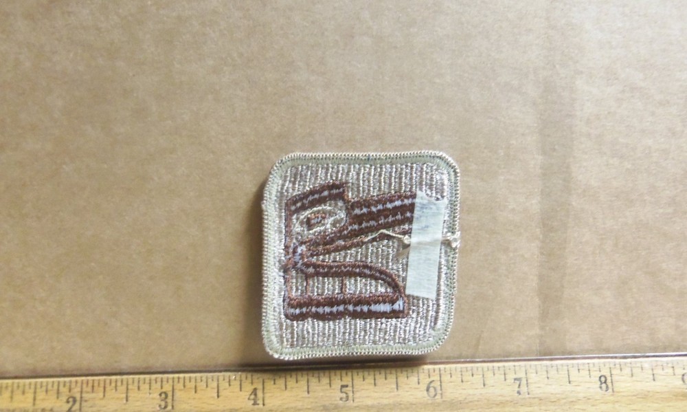 US Army - 81st Infantry Brigade Embroidered Desert Patch