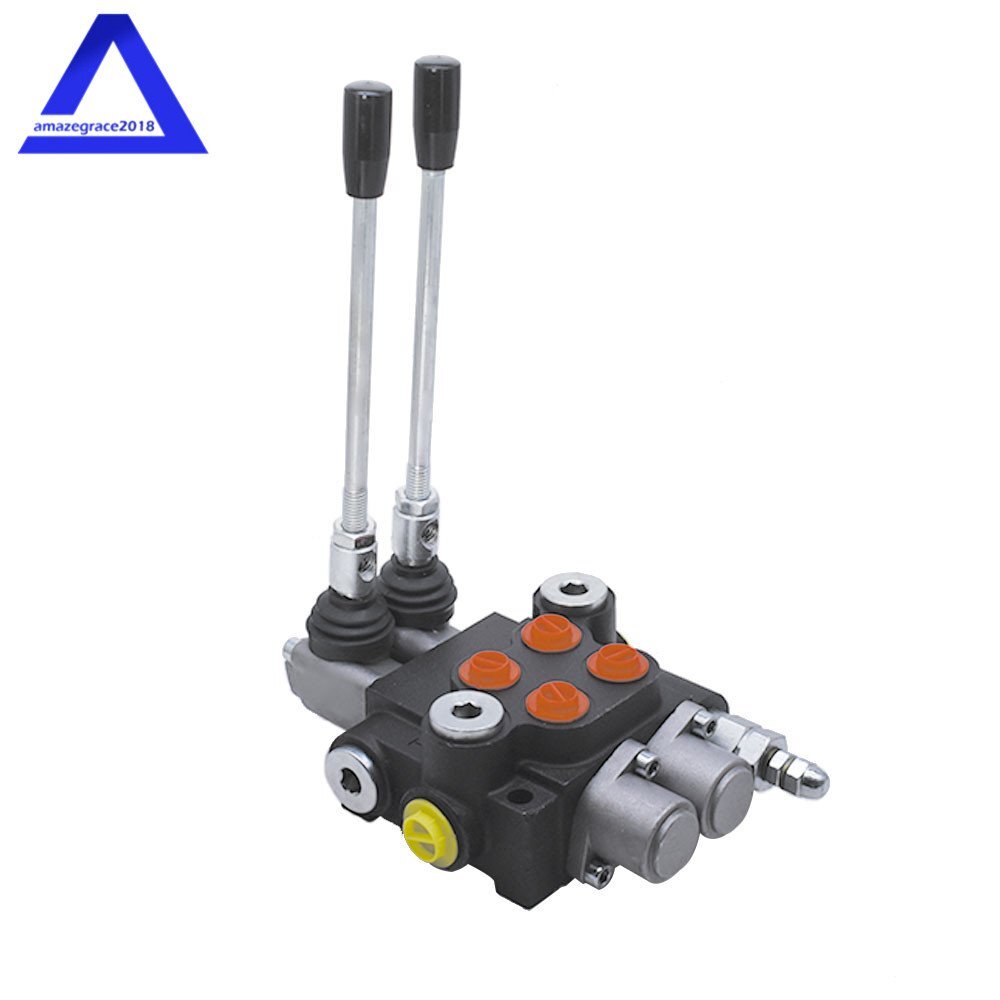 2 Spool Hydraulic Control Valve Double Acting 13 GPM 3600 PSI SAE Ports 3600Psi