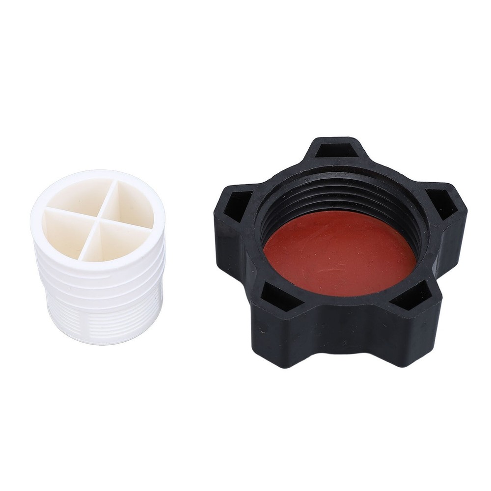 2 Set Drain Cap Assembly Pool Sand Filter Gasket Screen Replacement