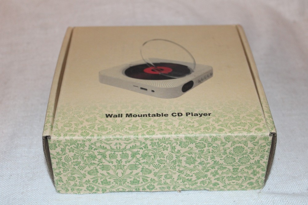 "Read" -- Portable Wall Mountable Bluetooth CD Player with Remote Control Green