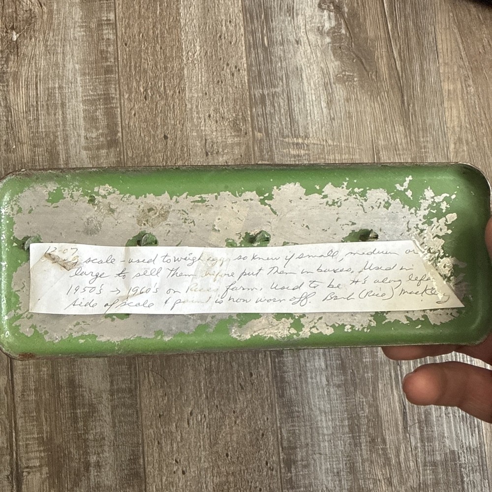 Vintage Jiffy Way Egg Scale
