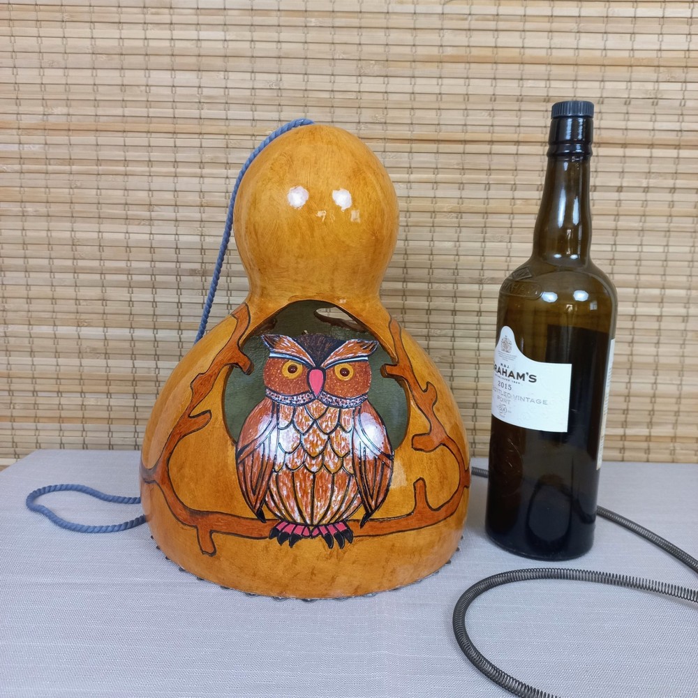 Owl Thundergourd Drum, Thunder Sound Maker, Medieval instruments