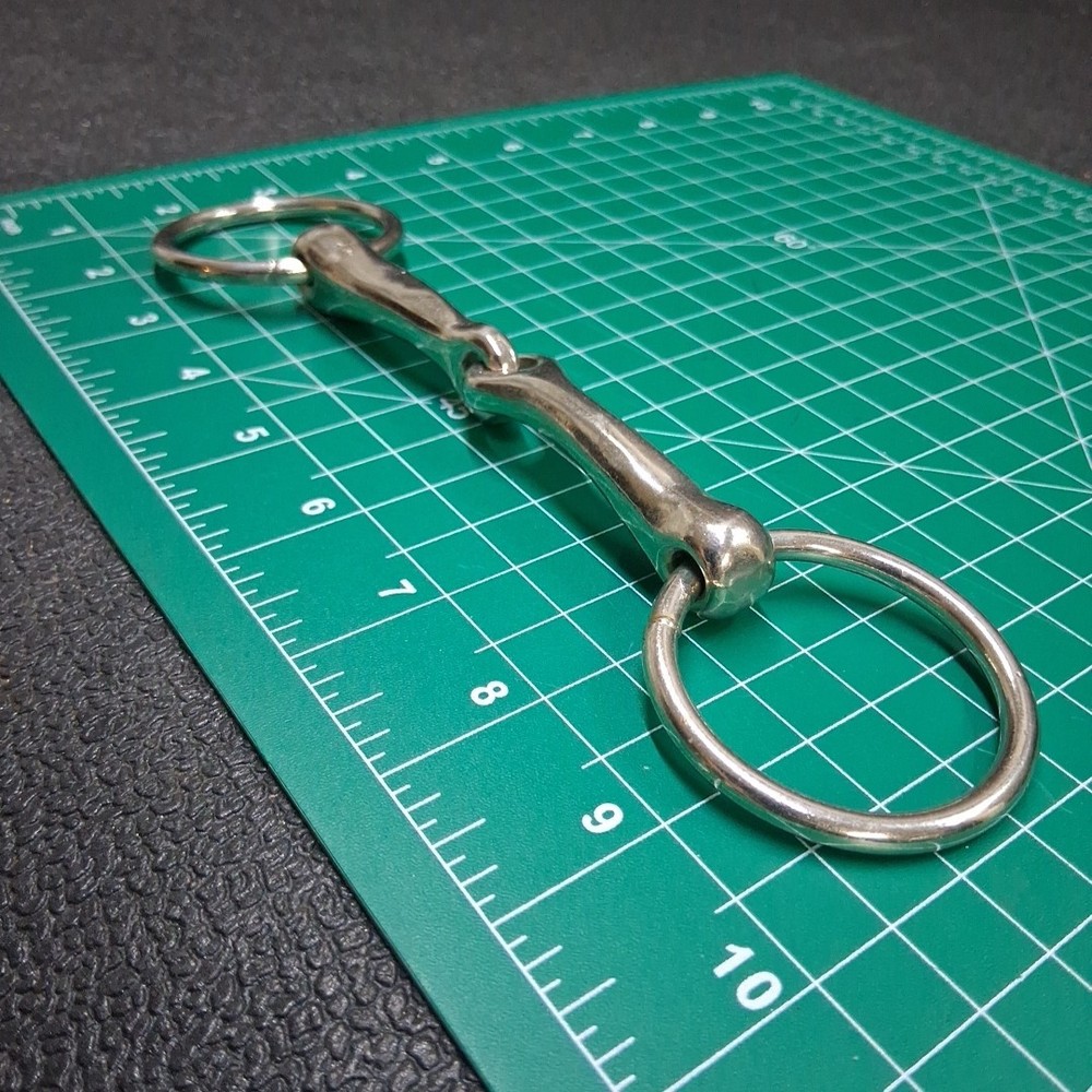 Round Link Loose O-Ring 5" Snaffle Bit