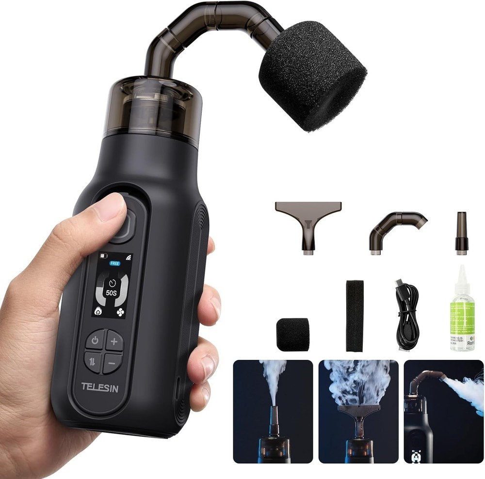 Compact 40W Smoke Machine with Multiple Effects - Ideal for Photography & Events