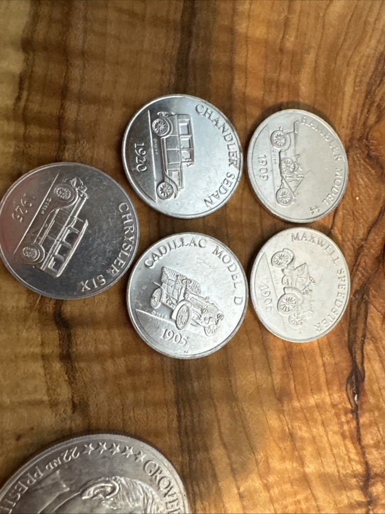 Vintage Assorted Gas Station Coins