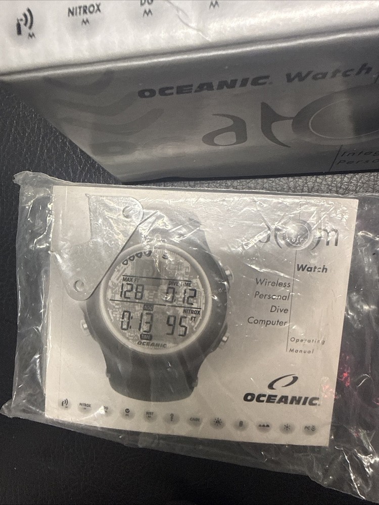 Oceanic Atom Air Integrated Dive Watch With Box A1