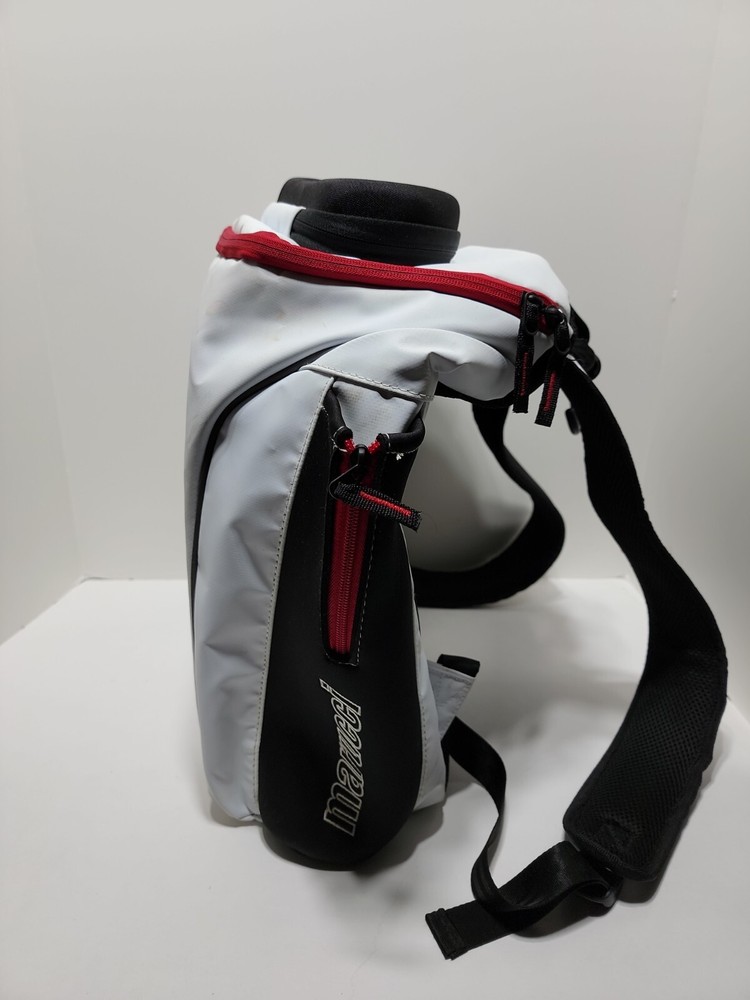 Marucci Troooper Bat Pack Backpack. WH/R/BL- Honor The Game Patch...