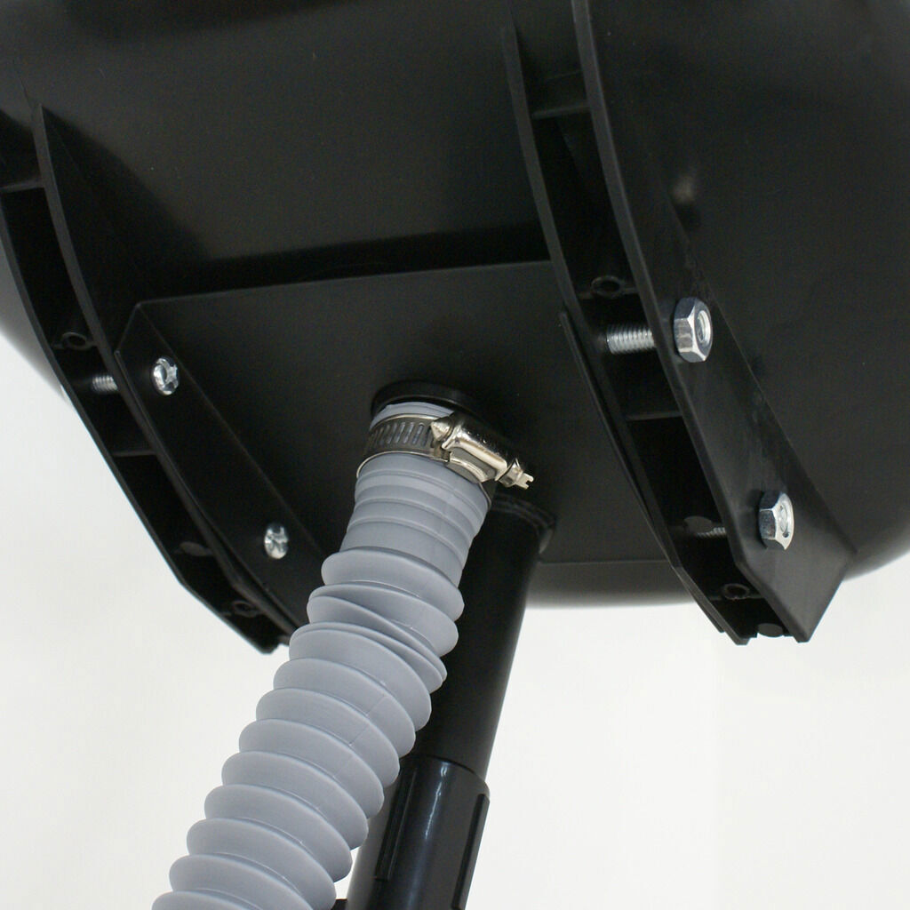 Portable Shampoo Bowl Height Adjustable Hair Wash Sink w/ Drain Hose for Salon