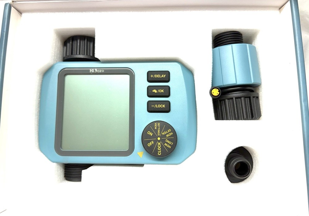 Hioazo Programmable Water Timer With Flow Meter HO-WT-1 Automatic Garden