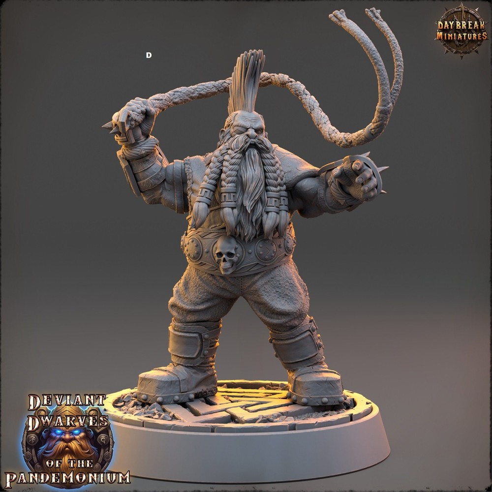 Deviant Dwarf Warrior | DayBreak Miniatures
