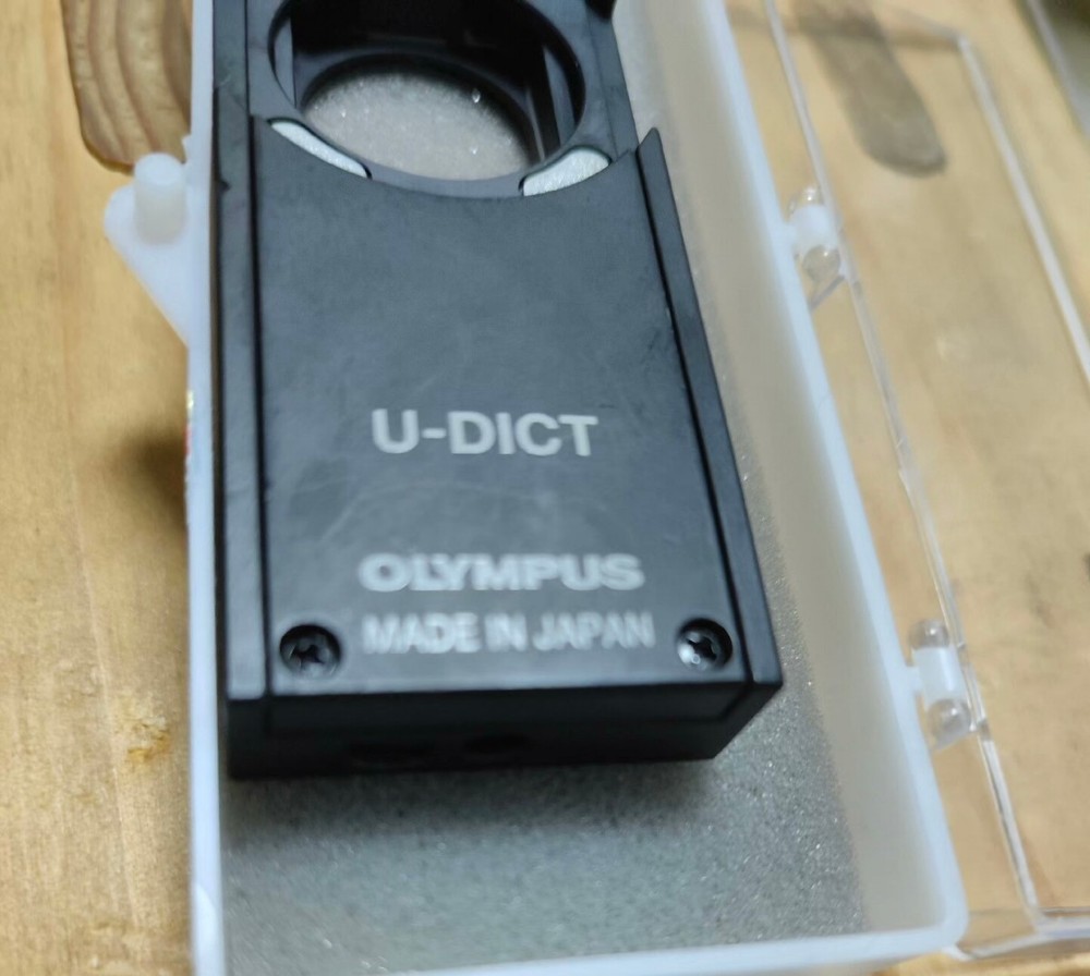 Olympus U-DICT microscope prism module Differential interference DIC