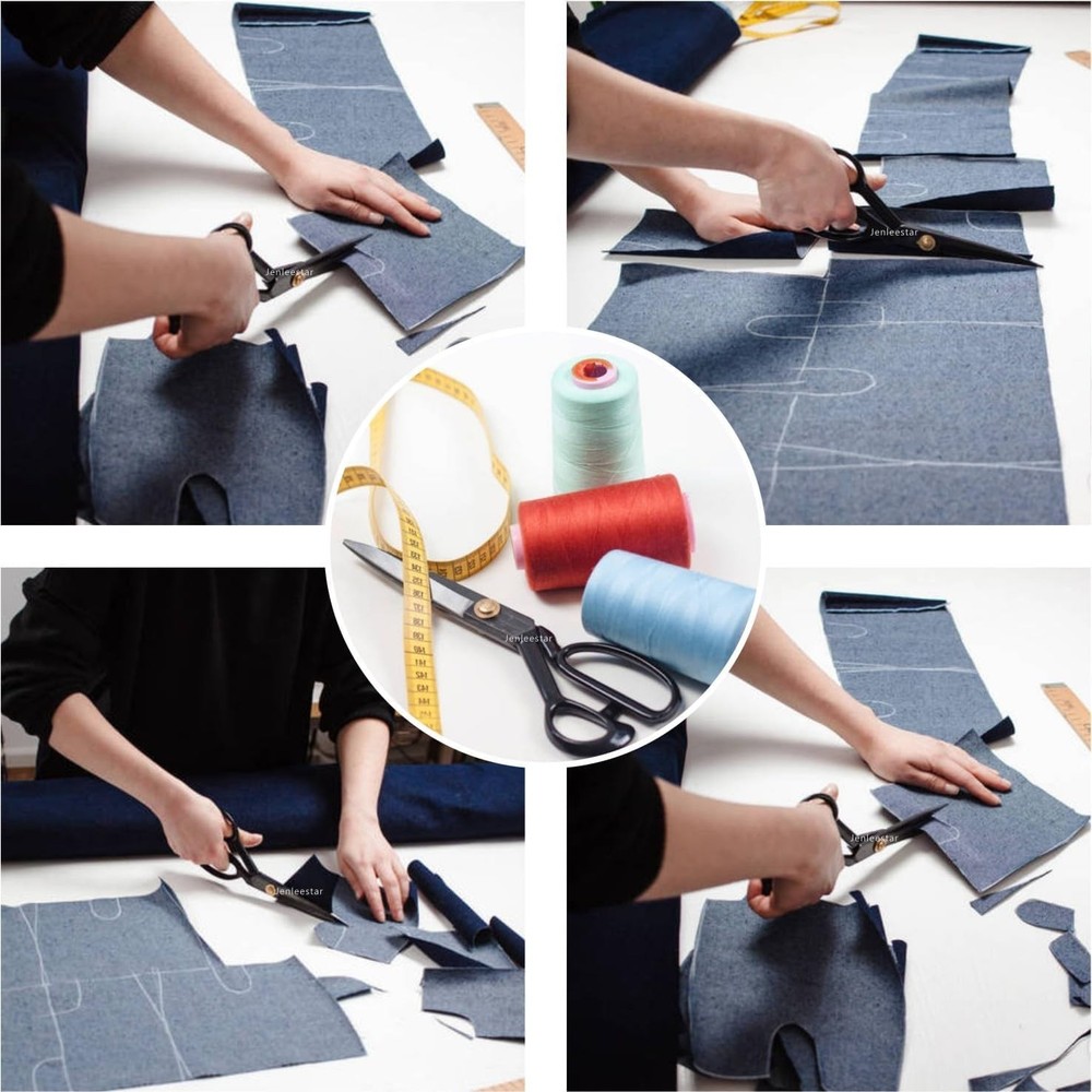 12" Fabric Scissors - Sharp Tailoring Shears for Sewing & Leather, Japan Design.