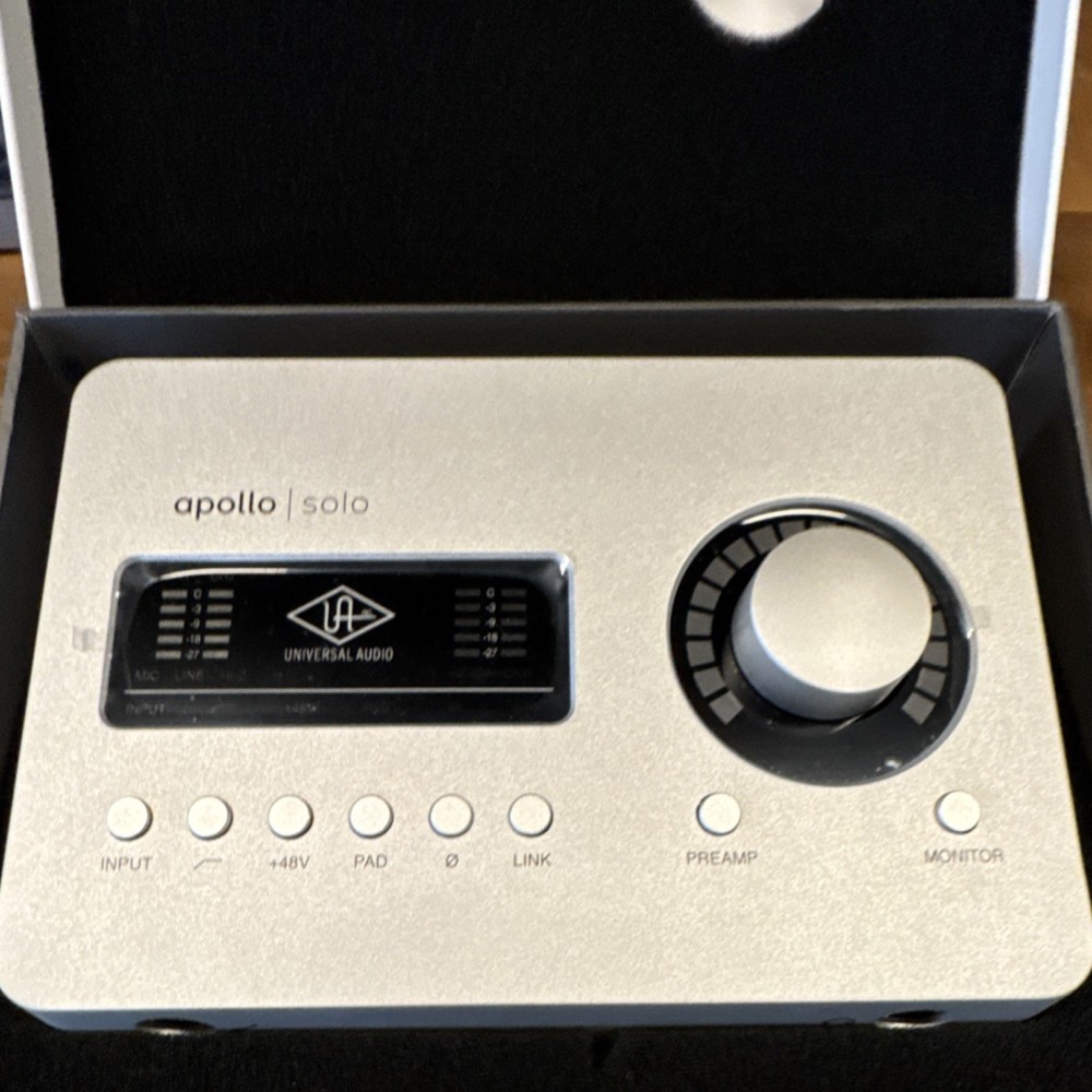 Universal Audio Apollo Solo Heritage USB Audio Interface, Mic/Line Inputs