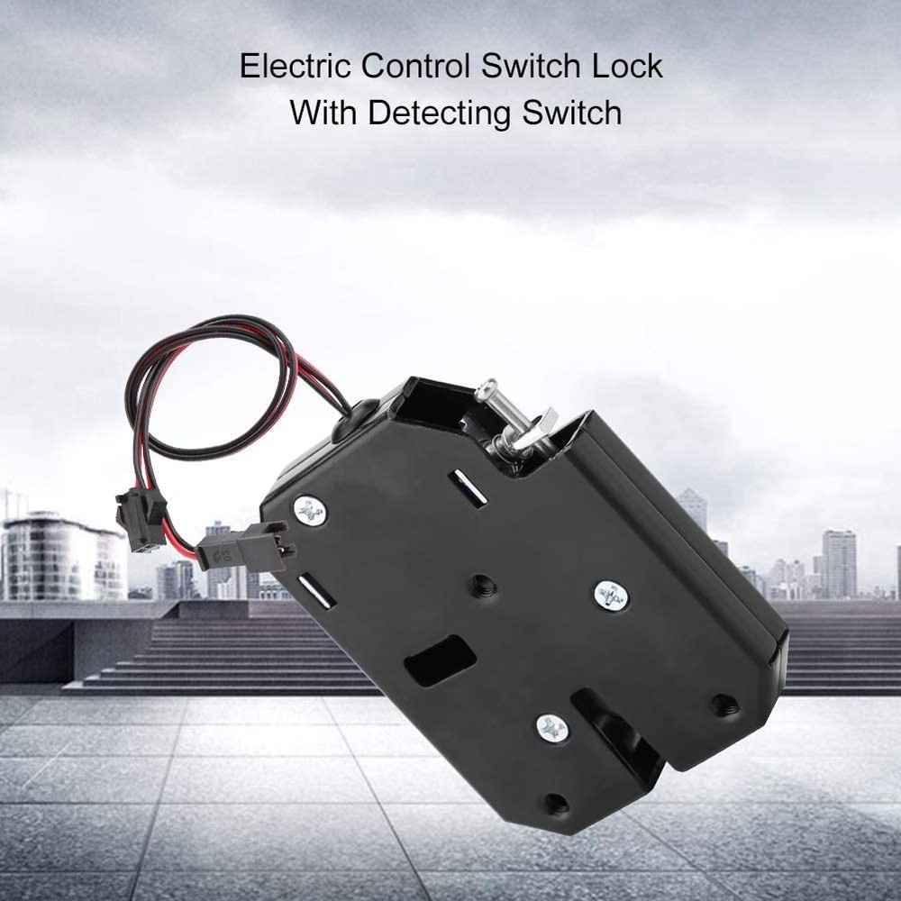 Ktsxxops 1PCS DC 12V 2A Electromagnetic Electric Control Mini Black