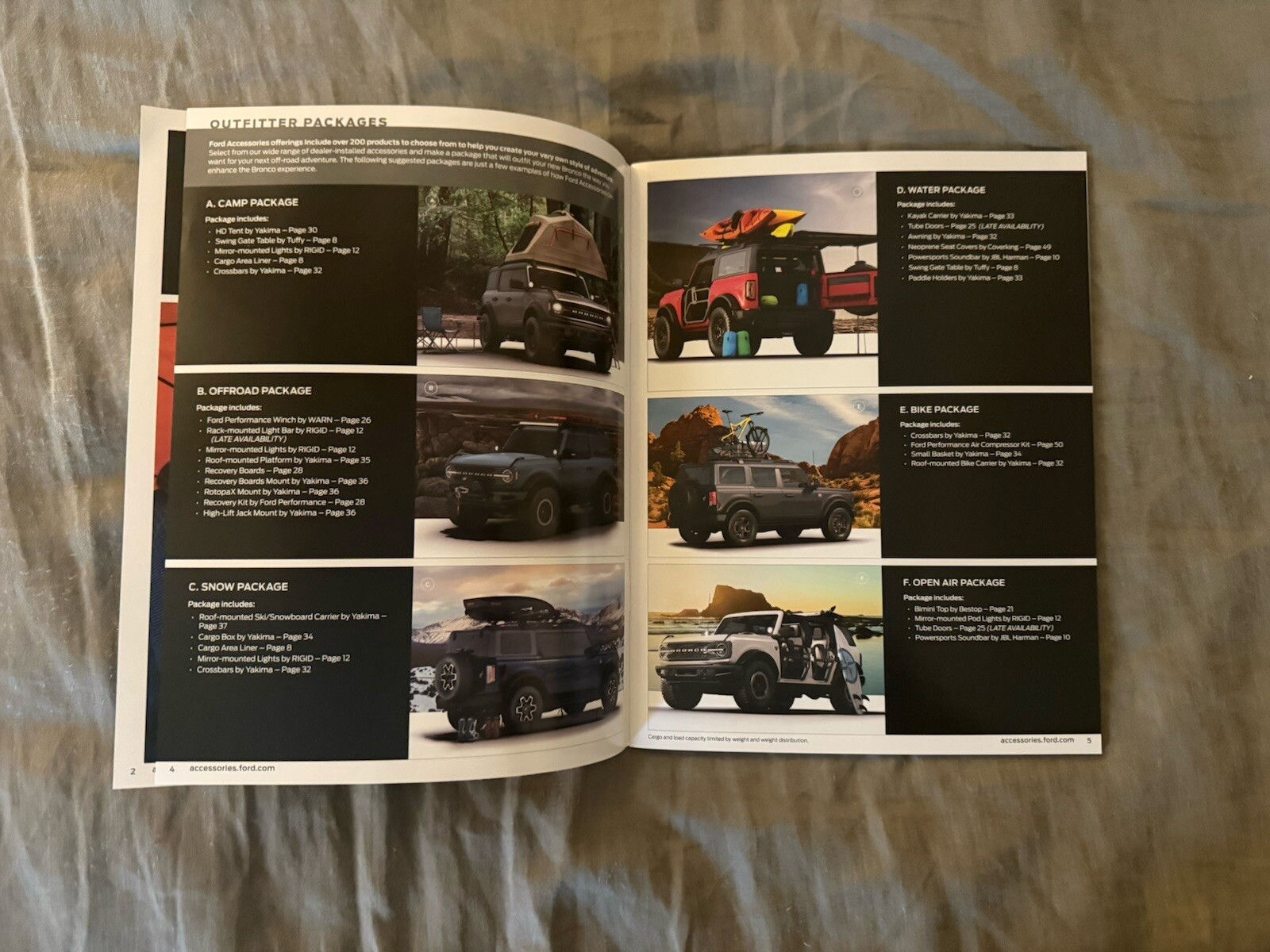 Ford Bronco Sales Materials Including Brochures