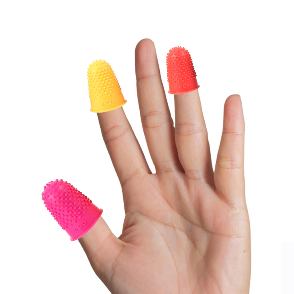 20 Pcs Multi Function Rubber Finger Protectors Non Slip Finger Cots for Home Use