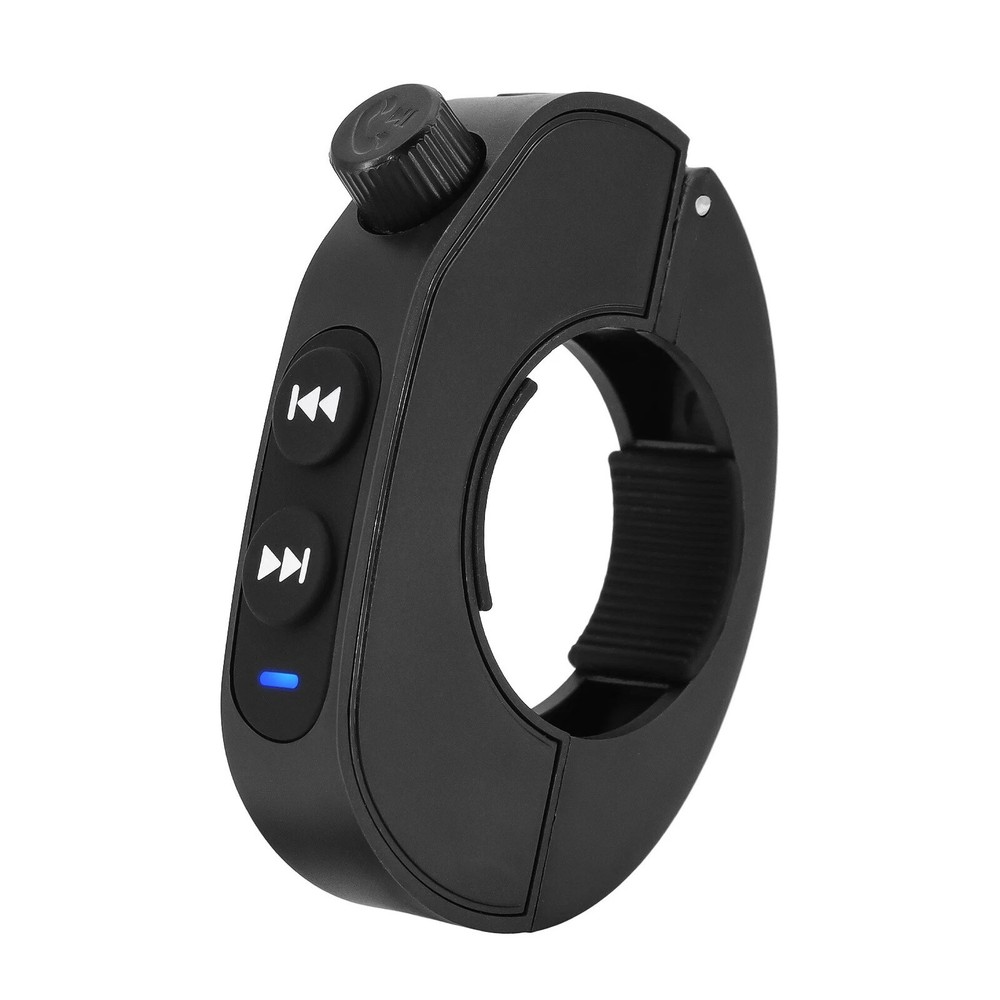 Black Wireless Bluetooth Media Button Remote Controller For Motorcycle Handlebar