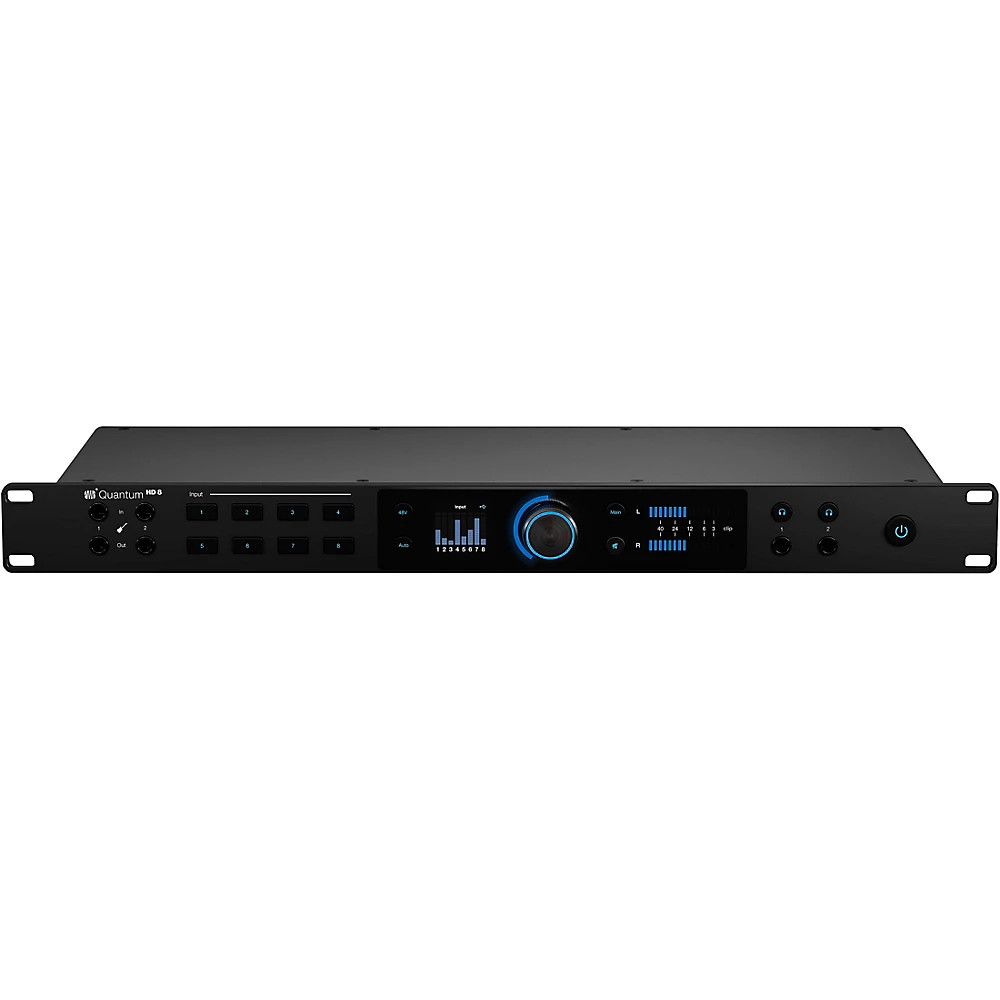 PreSonus Quantum HD8 Interface w/Eris 2nd Gen Studio8 Pair, Stands & Cables