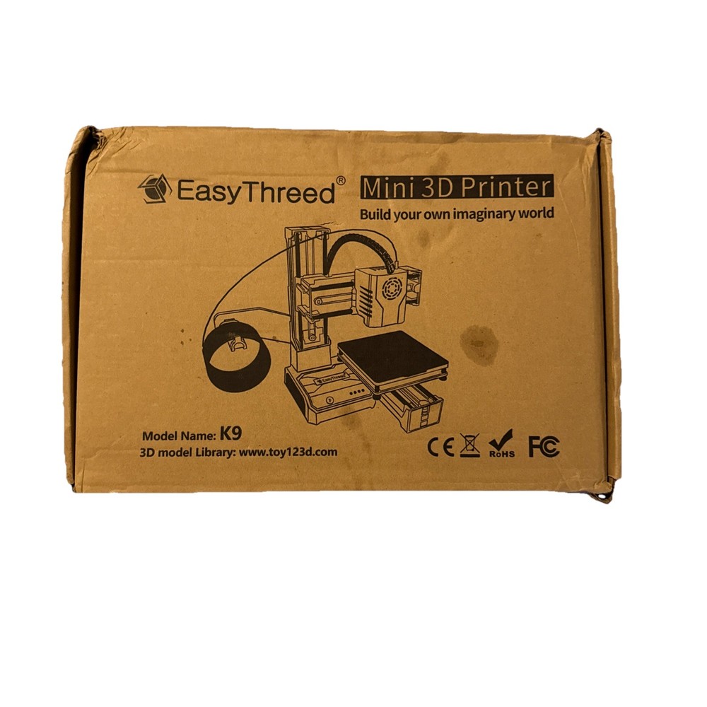 EasyThreed K9 Mini 3D Printer Easy to Use Entry Level Gift 3D Printer FDM TPU PL