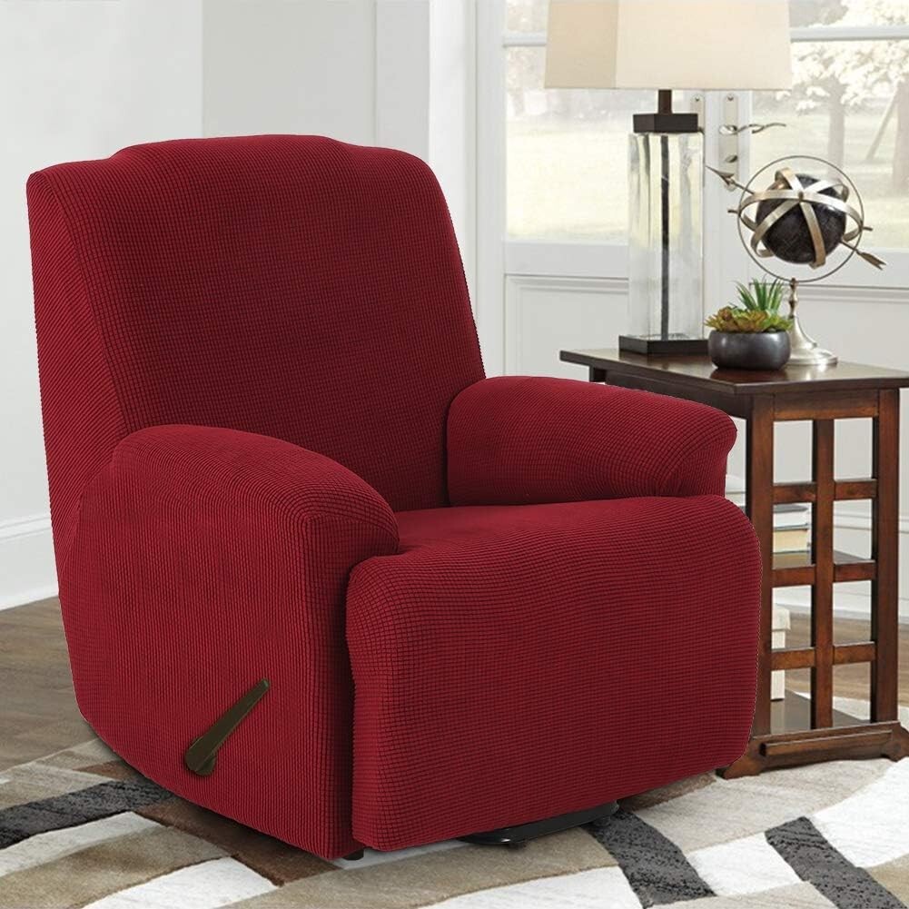 Stretch Recliner Chair Cover, Recliner Cover wiht Jacquard Fabric, Chair Covers