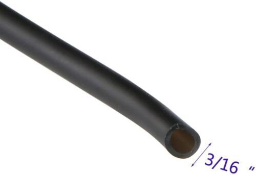 100 Feet 3/16-Inch Professional Aquarium Black Flexible Silicone Air Line Tubing