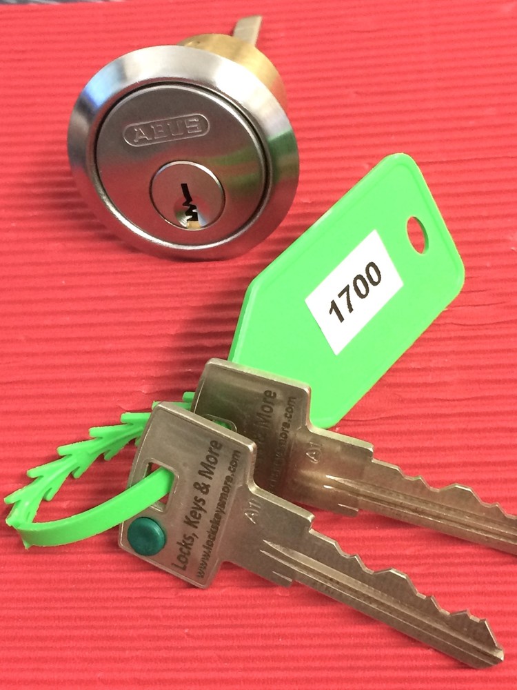 ABUS Rim Cylinder-Fitted With Secure 6 Inline Keying System & Restricted Keys