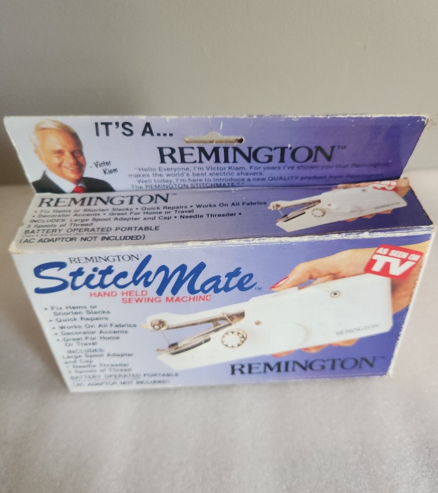Remington StitchMate Hand Held Sewing Machine Battery Operated