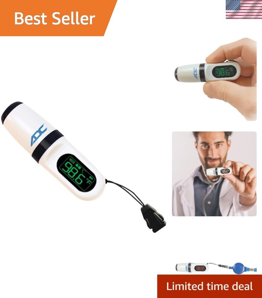 Mini Rechargeable Infrared Thermometer with Adjustable LCD Temperature Display