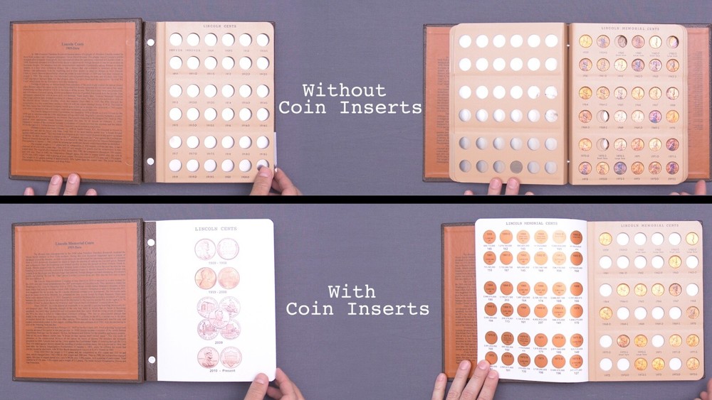 Lincoln Cent 1909-2007 ** CDI Insert & Data Pages** Fits Intercept Shield A-020
