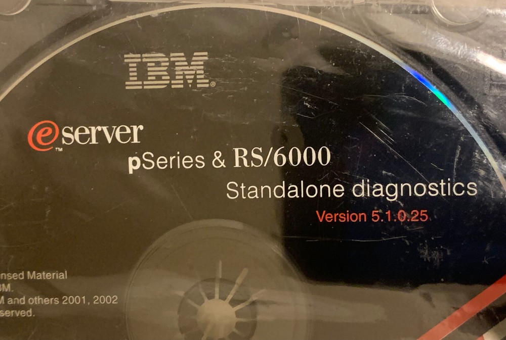 IBM pSeries & RS/6000 Standalone Diagnostics Sealed * New *