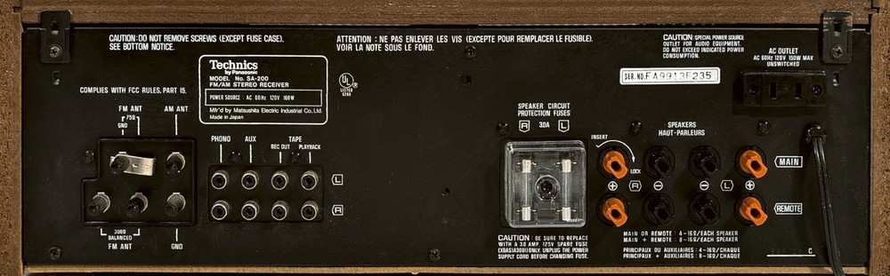 🔥【PRO SERVICED】MINTY Technics SA-200 Stereo 50W Receiver~XSTR/LED MOD💥GUARANTY