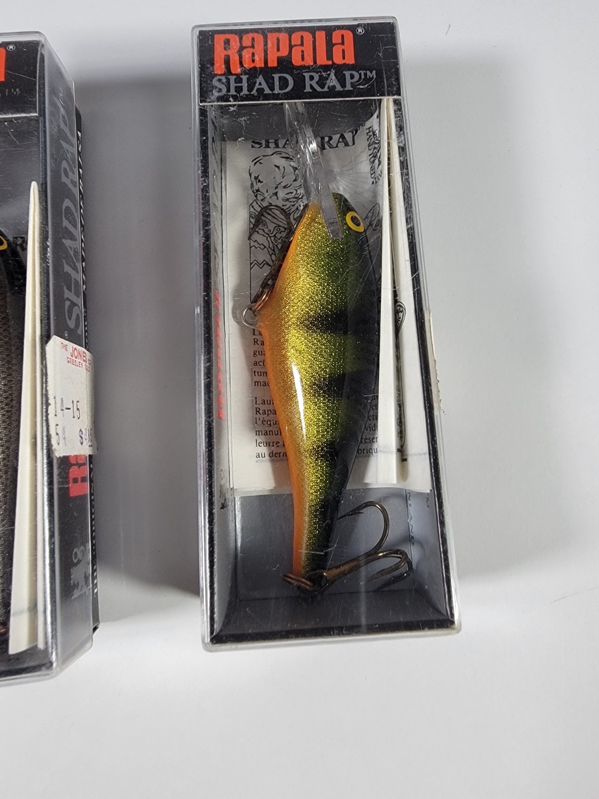 Lot Of 3 NEW Vintage Rapala Fishing Lures Boxes Shad Rap FREE shipping