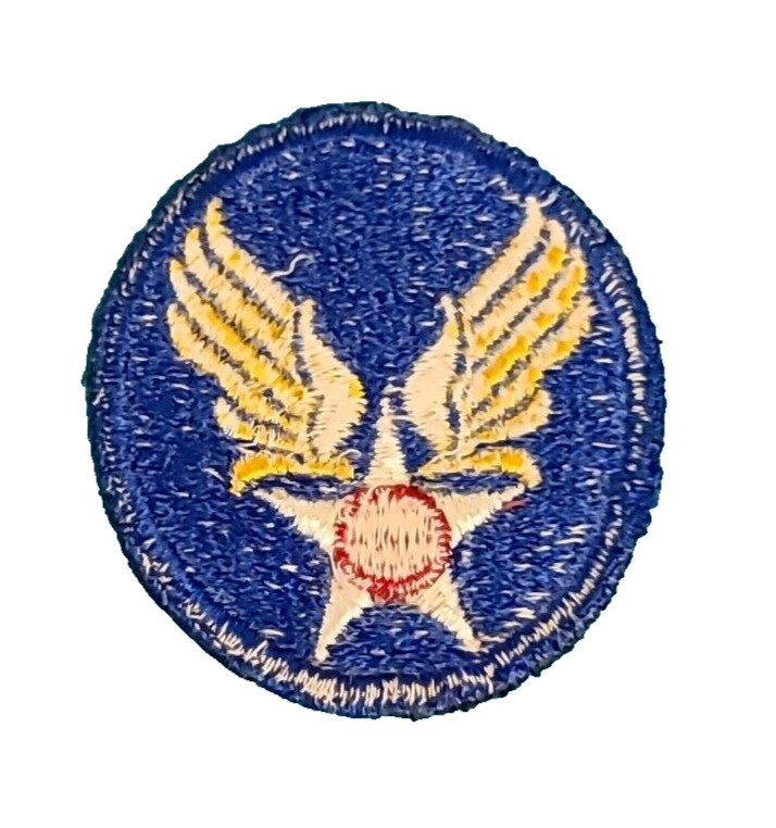 Army Air Force Patch-Cut Edge-Snow Back Patch--Original WW-II #30*