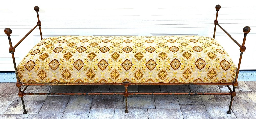 Antique Iron Daybed Bench