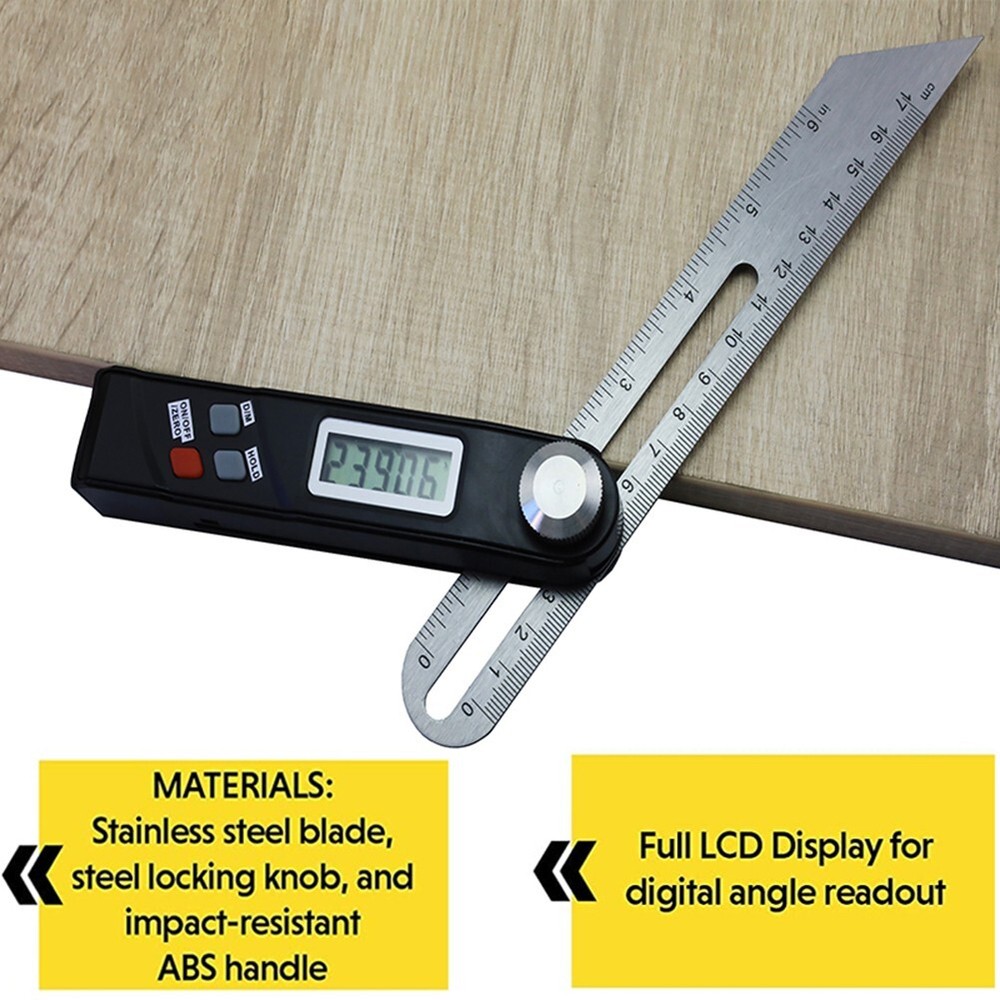 Digital Angle Ruler 140 * 27 * 21mm Digital Protractor Electronic Level