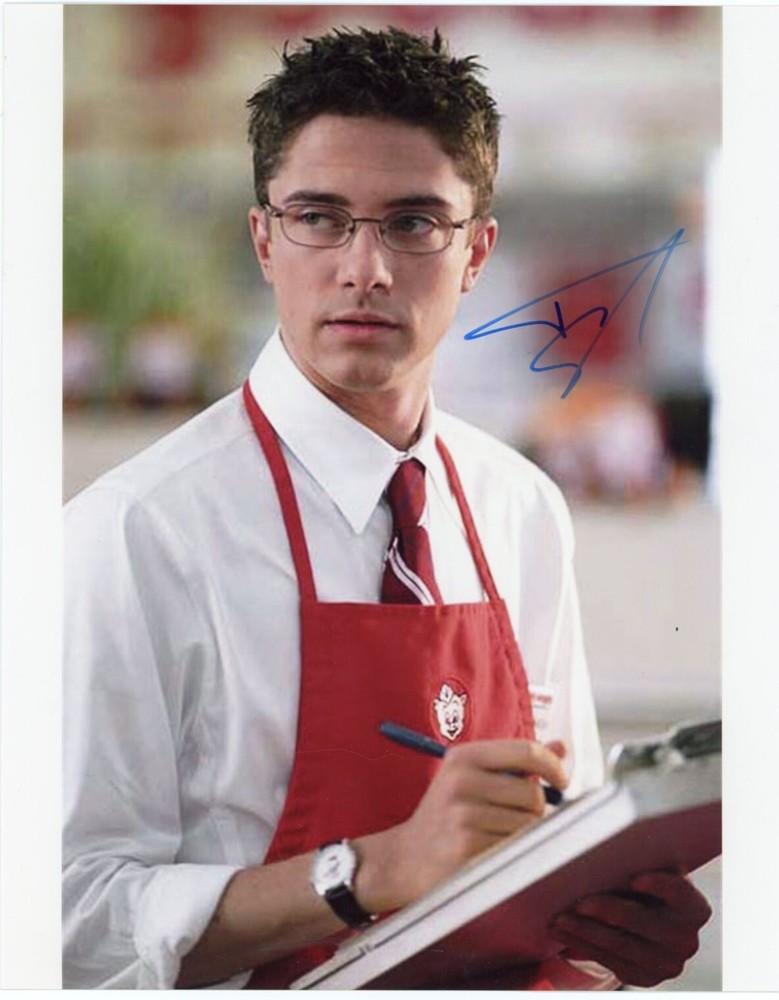 Topher Grace Hand Signed Photograph + COA